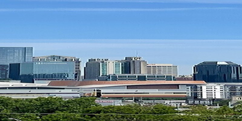 The Nashville skyline seen from Fort Negley