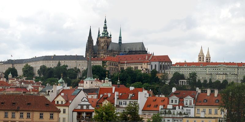 Prague Castle seen from Charles Bridge